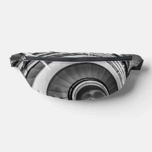Circular Stairway BW Bum Bags