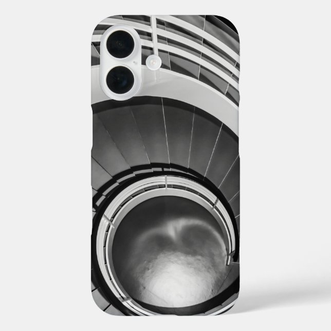 Circular Stairway BW Case-Mate iPhone Case (Back)