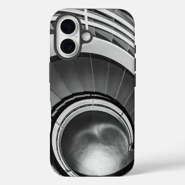 Circular Stairway BW Case-Mate iPhone Case (Back)