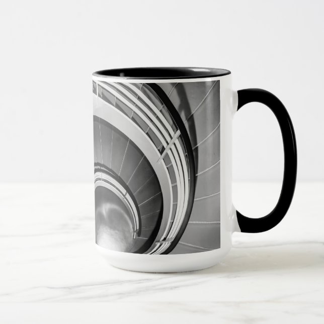 Circular Stairway BW Mug (Right)