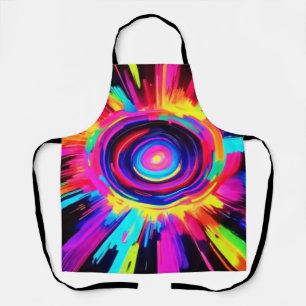 Circular Symphony of Colours Apron