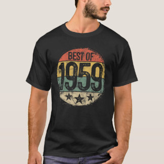 Circular Vintage Best of 1959 64 Year Old Gift 64t T-Shirt