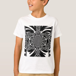 Circular Zebra Kaleidoscope Art Print T-Shirt