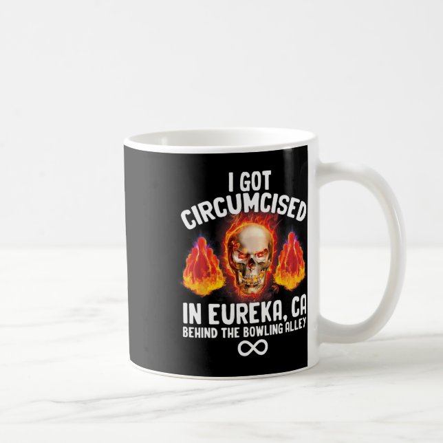 Circumcised Bowling Oddly Specific Humour Weird Fu Coffee Mug (Right)