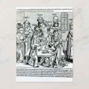 Circumcision, from 'Liber Chronicarum' Postcard