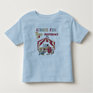 Circus 3rd Birthday Tshirts and Gifts