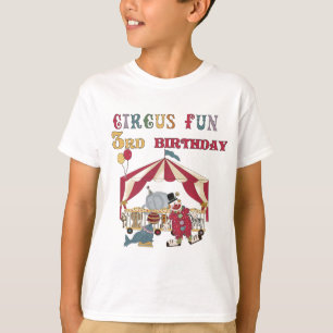 Circus 3rd Birthday Tshirts and Gifts