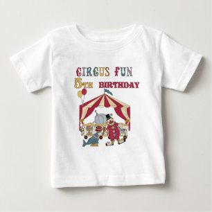 Circus 5th Birthday tshirts and Gifts