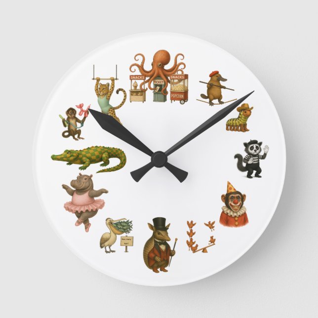 Circus acts round clock (Front)
