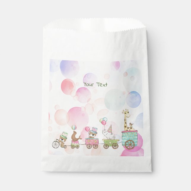 Circus Animals Favour Bags (Front)