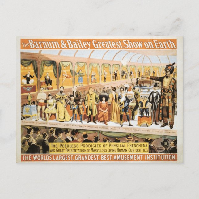 Circus Barnum and Bailey Greatest Show on Earth Postcard (Front)