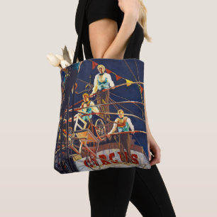 Circus Big Top Carnival Tote Bag