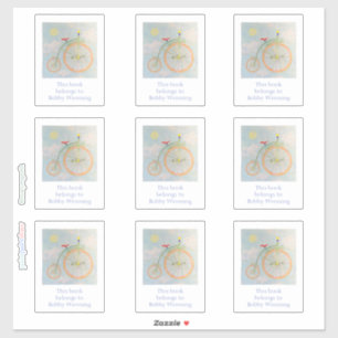 circus Bike Bookplate