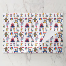 Circus Birthday Party Baby Shower Paper Placemats