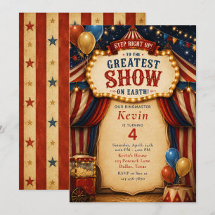 Circus Birthday Party Invitation