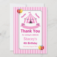 Circus Birthday Party Pink