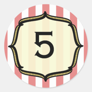 Circus Birthday Sticker