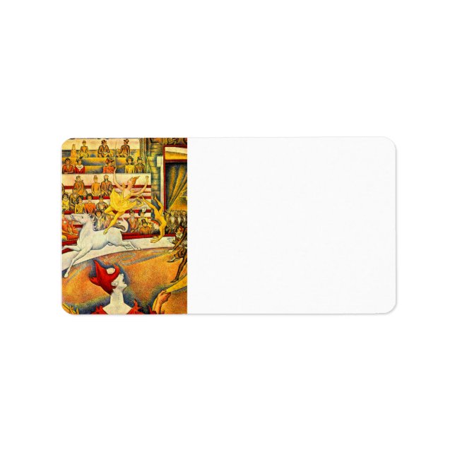 Circus by Georges Seurat Label (Front)