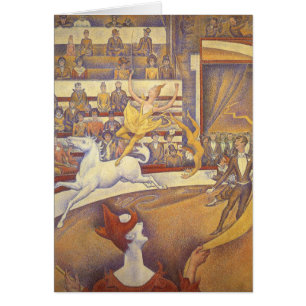 Circus by Georges Seurat, Vintage Pointillism Art