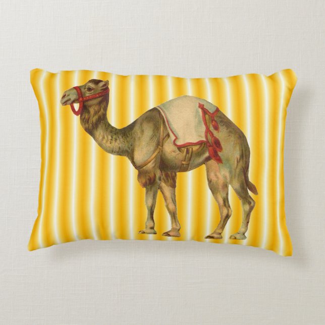 CIRCUS CAMEL VINTAGE PILLOW (Back)
