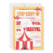 Circus Carnival Birthday Party Big Top  Invitation