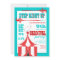 Circus Carnival Birthday Party Big Top  Invitation