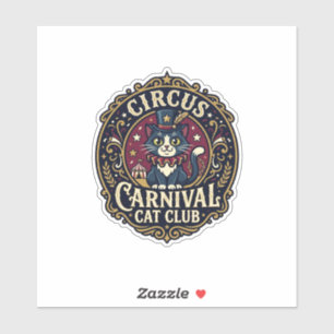 Circus Carnival Cat Cat Dad Gift Idea - Circus Car