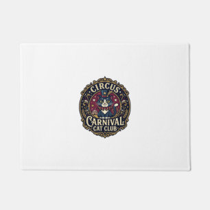 Circus Carnival Cat Cat Dad Gift Idea - Circus Car Doormat