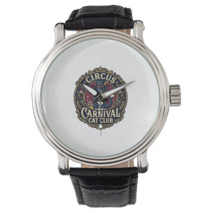 Circus Carnival Cat Cat Dad Gift Idea - Circus Car Watch