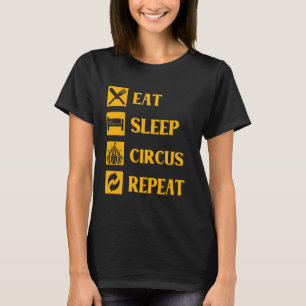 Circus Carnival Party Staff Tamer Clown Costume Fu T-Shirt