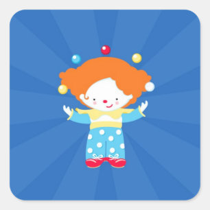 Circus Carnival Party Sticker