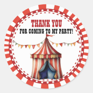 Circus Carnival Topper. Circus label. Party labels