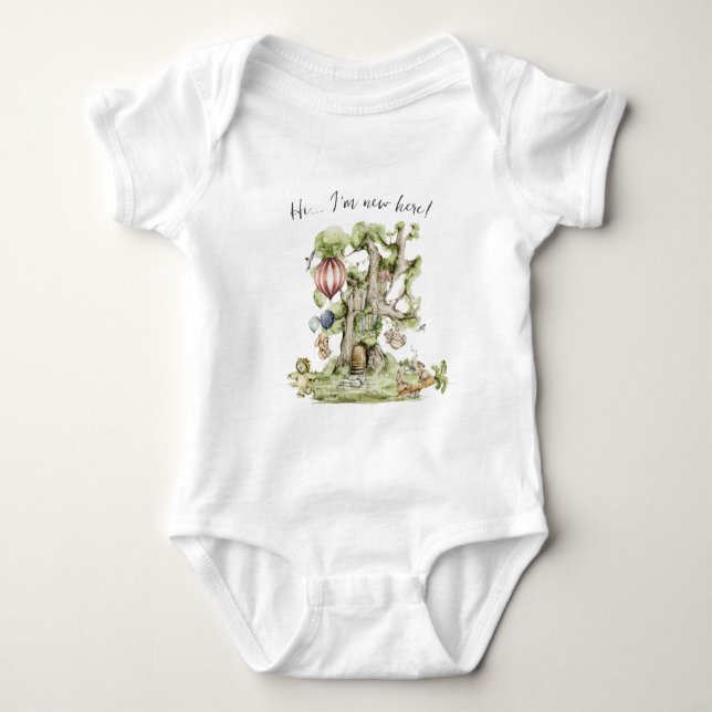 Circus Carnival | Woodland Forest Animal Baby Bodysuit (Front)