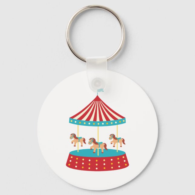 Circus Carousel Key Ring (Front)