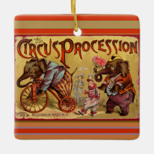 Circus Ceramic Ornament