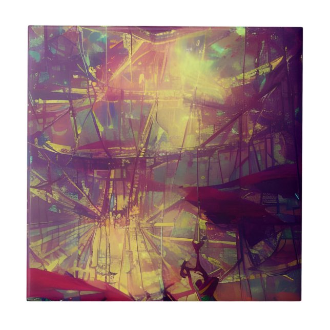 Circus Ceramic Tile (Front)