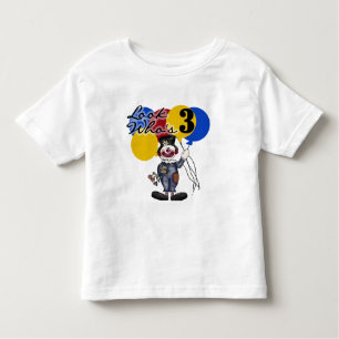 Circus Clown 3rd Birthday Tshirts and Gifts