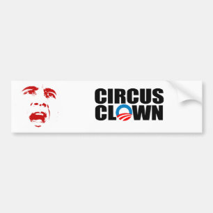 CIRCUS CLOWN BUMPER STICKER