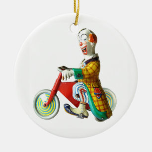 Circus Clown Ceramic Tree Decoration