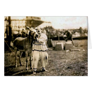 Circus Clown-with-Mule