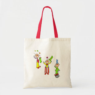 Circus Clowns Tote Bag