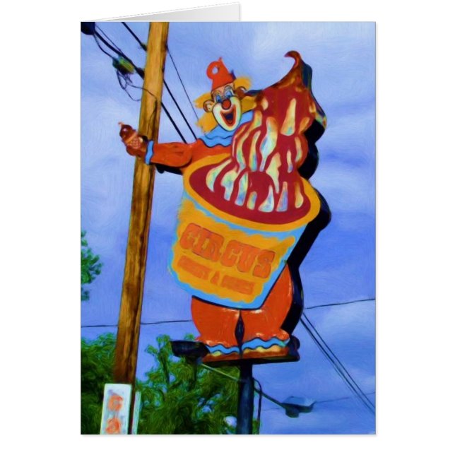 Circus Conies and Cones sign on US 40, Indiana (Front)