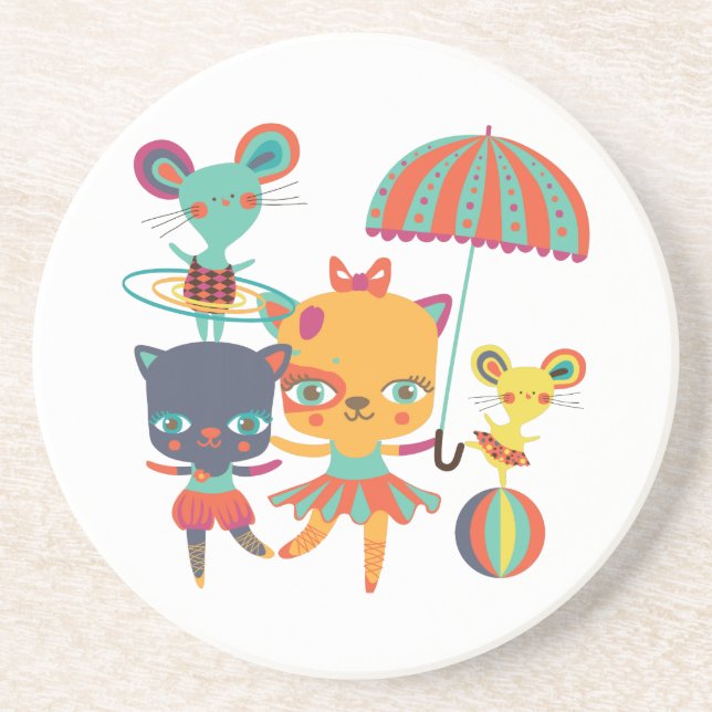 Circus Cuties Coaster (Front)