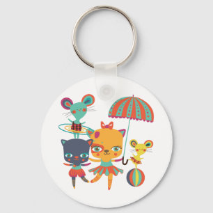 Circus Cuties Key Ring