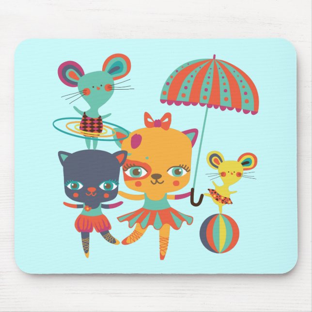 Circus Cuties Mouse Pad (Front)
