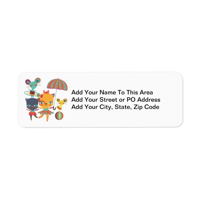 Circus Cuties Return Address Label (Front)