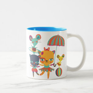 Circus Cuties Two-Tone Coffee Mug