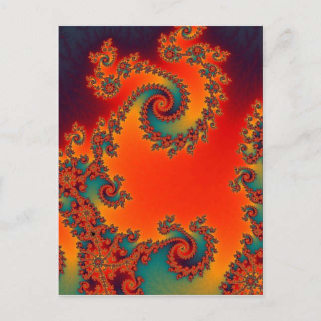 Circus Double Spiral Postcard (Front)