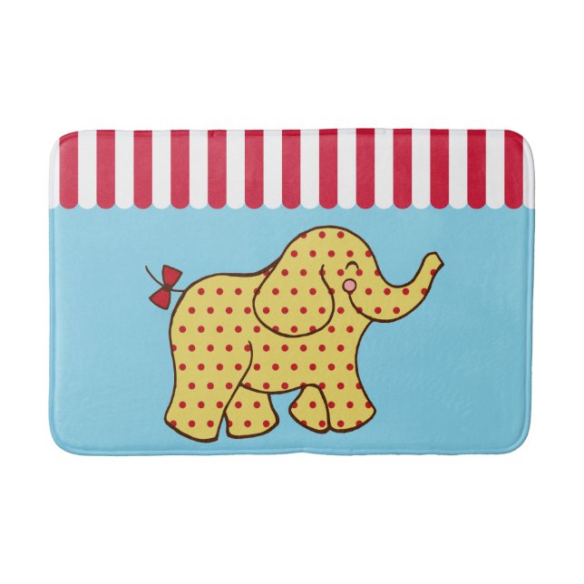Circus Elephant Bath Mat (Front)