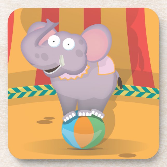 Circus Elephant Coaster (Front)